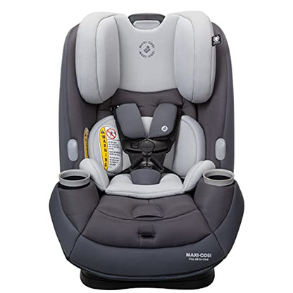 Maxi-Cosi Pria All-in-One Convertible Car Seat, Rear Facing Car Seat for Infants from 4-40 lbs, Forward Facing Car Seat up to 100 lbs in Booster Seat Mode, Rose Pink Sweater