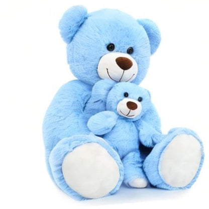 Muiteiur 49 inch Giant Teddy Bear Stuffed Animal, Big Bear Plush with Big Footprint, Great Gift for Party Decorations (Brown)