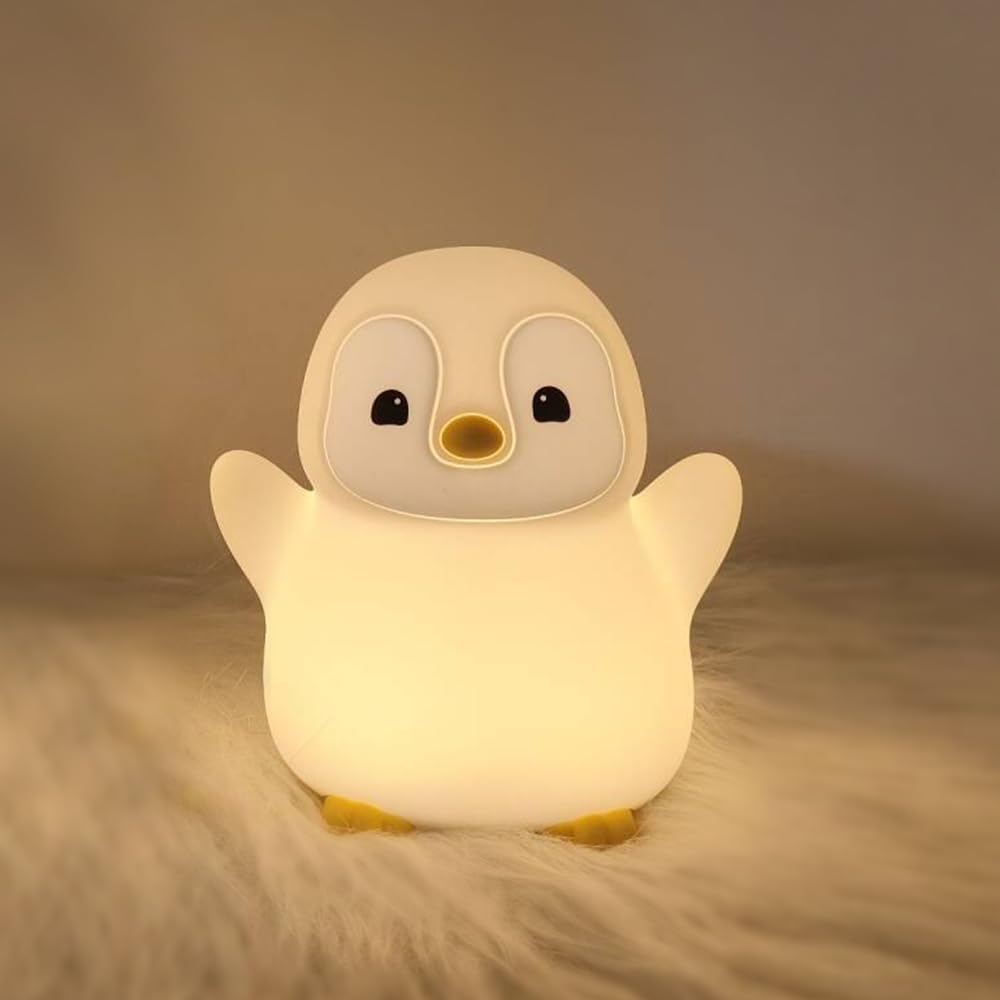 Cute Frog Night Light for Kids, Color Changeable Soft Silicone Sleeping Night Lamp for Nursery, Dimmable Timer Rechargeable Colorful Baby's Light Room Decor Children Gifts