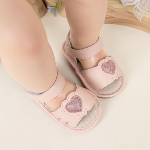 HsdsBebe Baby Girls Sandals Bohemia Flower Bow Soft Sole Toddler First Walkers Beach Summer Shoes