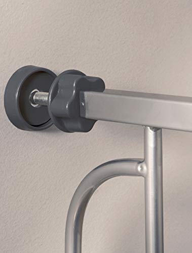 Regalo Easy Step 38.5-Inch Wide Walk Thru Baby Gate, Includes 6-Inch Extension Kit, Pressure Mount Kit, Wall Cups