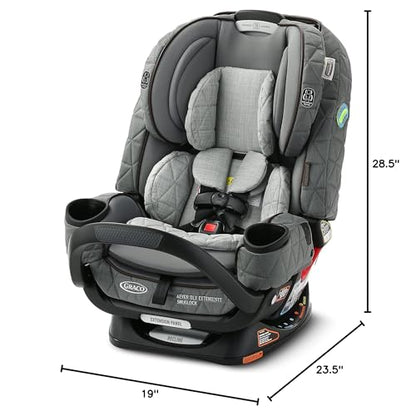 Graco 4Ever DLX 4-in-1 Car Seat, Maven | Infant to Toddler Car Seat, with 10 Years of Use | Rear-Facing, Forward-Facing and Booster Modes | Safe, Comfortable and Convenient