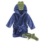 Hudson Baby Unisex Baby Plush Bathrobe and Toy Set