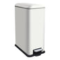 Diaper Pail, Baby Diaper Trash Can with Removal Inner Liner, Childproof Lock, Stainless Steel Garbage Pail with lid, Soft Close, Odor Control Diaper Disposal Bin, 4 Gallon Pink Diaper Can