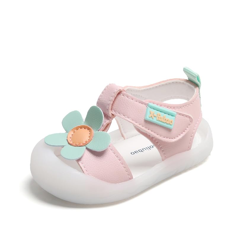 Baby Summer Sandals Breathable Mesh Rubber Sole Non-Slip Outdoor Shoes for Boys and Girls 9-30 Months