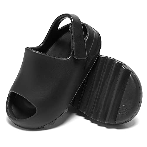 Toddler Little Kids Slides Sandals, Kid Summer Slip On Slides Sandals,Slippers with Strap Anti-slip Water Shoes，Indoor Outdoor Lightweight Slippers Sandals for Boys and Girls