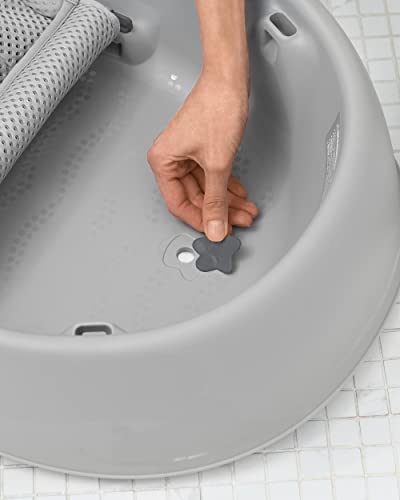 Skip Hop Baby Bath Tub 4-in-1 Grow with Baby Infant to Toddler , White