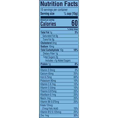 Gerber Toddler Food, Multigrain Banana Apple Strawberry Cereal, 8g Whole Grains, Iron, Zinc & Vitamin B12, Toddler Cereal, 6-Pack