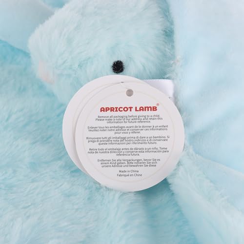 Apricot Lamb Stuffed Animals Cream Bunny Rabbit Security Blanket Infant Nursery Character Blanket Luxury Snuggler Plush Baby Lovey(Cream Bunny, 13 Inches)