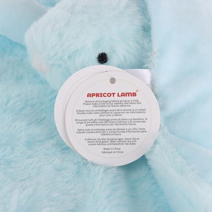 Apricot Lamb Stuffed Animals Cream Bunny Rabbit Security Blanket Infant Nursery Character Blanket Luxury Snuggler Plush Baby Lovey(Cream Bunny, 13 Inches)