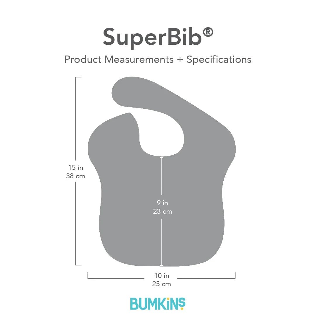 Bumkins Disney Bibs for Girl or Boy, SuperBib Baby and Toddler 6-24 Months, Essential Must Have for Eating, Feeding, Baby Led Weaning, Mess Saving Waterproof Soft Fabric, 3-pk Pooh Bear and Friends