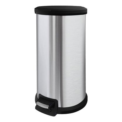 Diaper Pail, Baby Diaper Trash Can with Removal Inner Liner, Childproof Lock, Stainless Steel Garbage Pail with lid, Soft Close, Odor Control Diaper Disposal Bin, 4 Gallon Pink Diaper Can