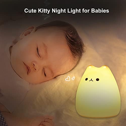 ZKLiLi Shark Night Light for Kids, Shark Lights for Boys & Girls - Christmas Gifts, Kids & Teens Room Decor, Silicone Animal Night Lamp Gift