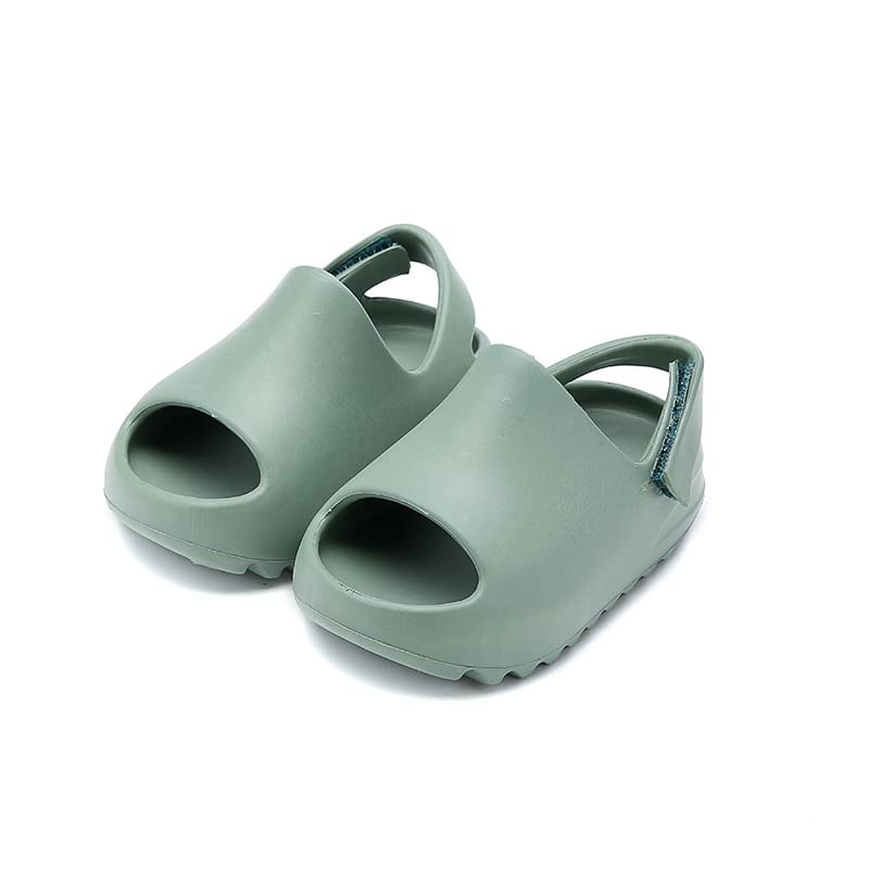 Toddler Little Kids Slides Sandals, Kid Summer Slip On Slides Sandals,Slippers with Strap Anti-slip Water Shoes，Indoor Outdoor Lightweight Slippers Sandals for Boys and Girls