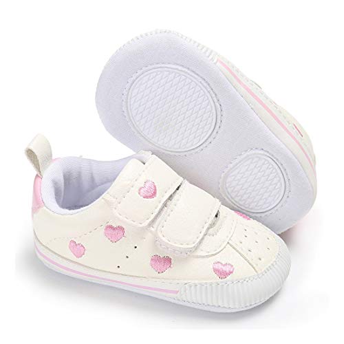 E-FAK Baby Shoes Boys Girls Infant Sneakers Non-Slip Rubber Sole Toddler Crib First Walker Shoes