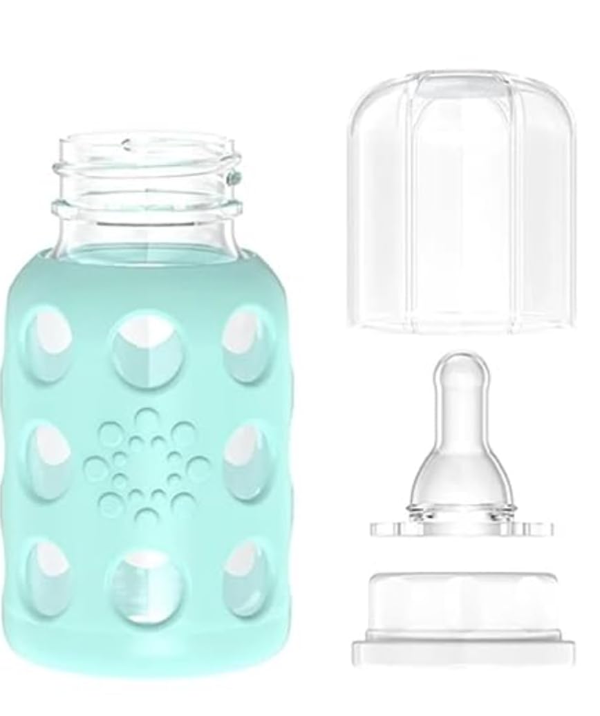 Lifefactory Baby Bundle - Bottle Set - Sky/Mint - 4 oz - 2 pk