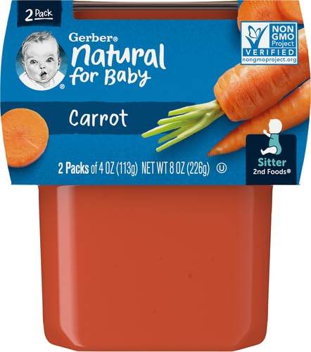 Gerber Baby Food Power Blend Apple Chicken, 4 Oz, 2 Ct Tubs