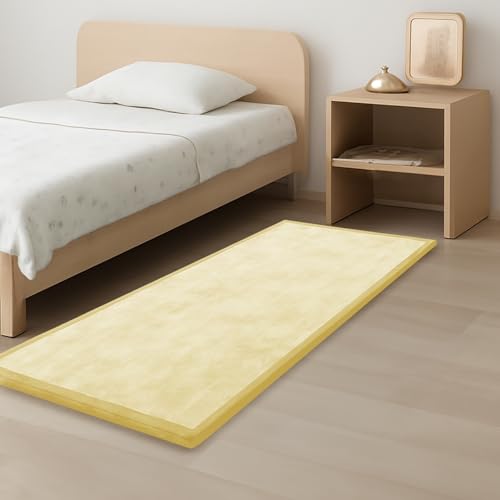 1.3" Thick Baby Play Mat,Ultra Soft Elasti-Foam 50×50 Playpen Mat for Tummy Time,Water-Repellent Coral Fleece Nursery Rug for Infants,Toddlers,Kids,Non-Slip Safe for Crawling(Light Grey)