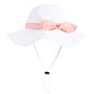 Baby Girl Sun Hat with UPF 50+ Outdoor Adjustable Beach Hat with Wide Brim Bucket Hats
