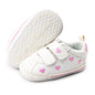 E-FAK Baby Shoes Boys Girls Infant Sneakers Non-Slip Rubber Sole Toddler Crib First Walker Shoes