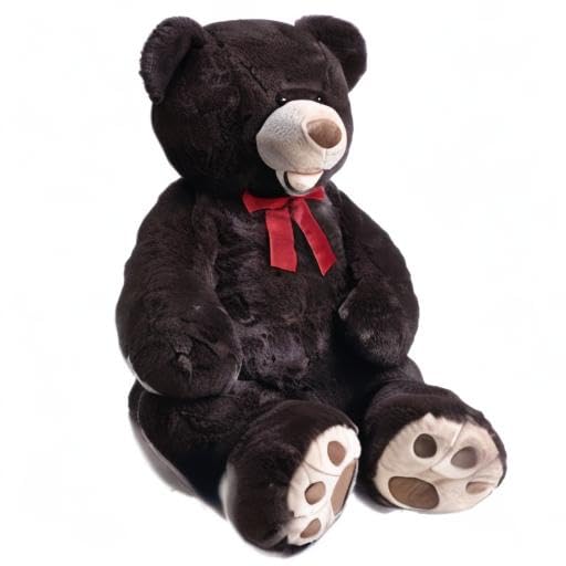 HollyHOME 6ft Teddy Bear Giant Teddy Bear Stuffed Animal with Embroidered Paws Holiday Valentine's Toy Gift for Girlfriend Kids 72 inches Brown