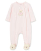 Little Me Clothes for Baby Girls' 100% Cotton Scratch-Free Tag Footie Sleeper, Preemie to 9 Months
