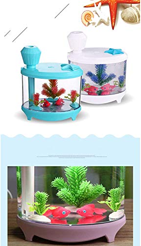Portable Mini Humidifier, 460ml Cool Mist Small Humidifier, USB Quiet Operation Desktop Humidifiers for Baby Bedroom Travel Office Home, 2 Mist Modes (White)