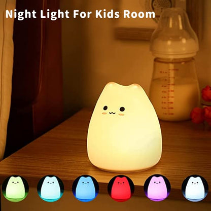 ZKLiLi Shark Night Light for Kids, Shark Lights for Boys & Girls - Christmas Gifts, Kids & Teens Room Decor, Silicone Animal Night Lamp Gift