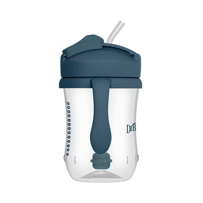 Dr. Brown's Milestones, Baby's First Straw Cup Sippy Cup with Straw, 6m+, 9oz/270ml, Coral, BPA Free
