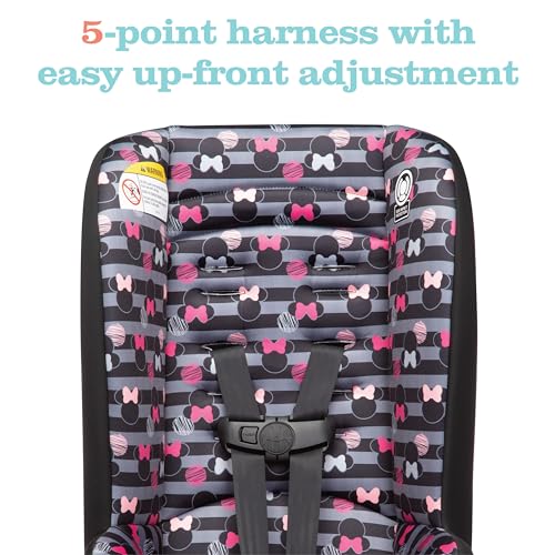 Disney Baby Jive 2 in 1 Convertible Car Seat,Rear-Facing 5-40 pounds and Forward-Facing 22-65 pounds, Mickey Teal