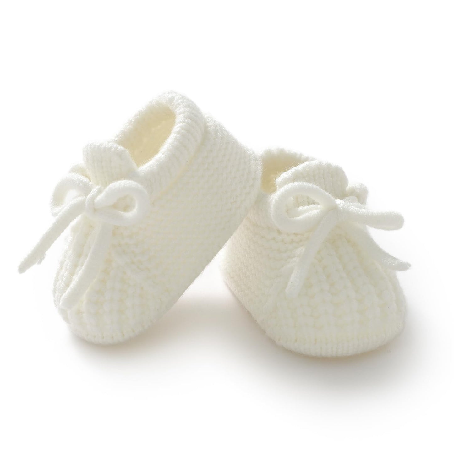 DovFanny Baby Booties Newborn Baby First Shoes Cozy Warm Knit Soft Booties for Toddler Infant Boy Girl
