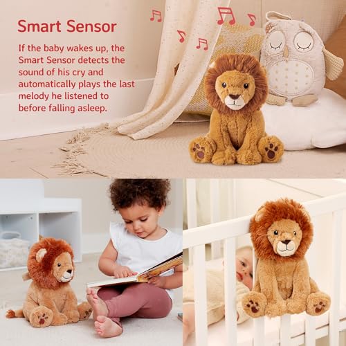 Cloud b Sound Machine with White Noise Soothing Sounds | Cuddly Stuffed Animal & Nomadic Nightlight | Record Parent Voice | Adjustable Settings & Auto-Shutoff | LoveLight™ Buddies - Drake The Dragon™