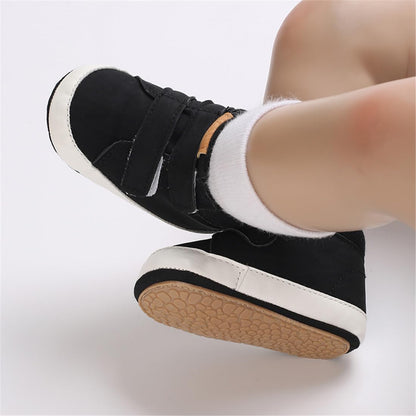 E-FAK Baby Shoes Boys Girls Infant Sneakers Non-Slip Rubber Sole Toddler Crib First Walker Shoes