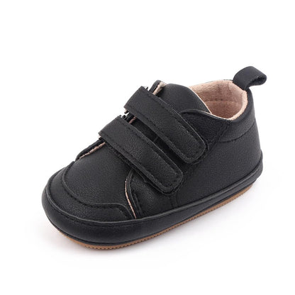 LONSOEN Baby Girls Boys Loafers Prewalker Dress Crib Shoes