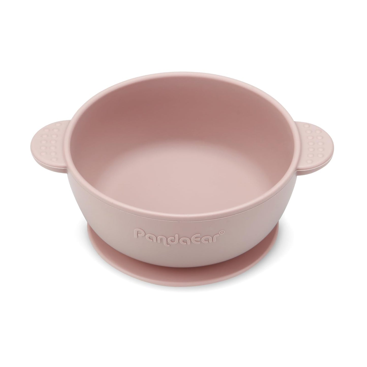 PandaEar 3 Pack Baby Bowls with Suction| Stay Put Silicone Food Bowl for Babies Kids Toddlers Infants| Food Grade Soft Safe BPA-Free Silicone (Pink)