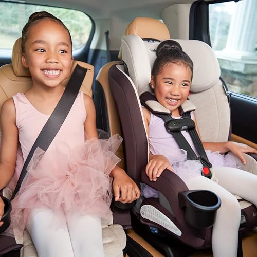 Safety 1st Everslim DLX Slim Convertible Car Seat– A 4-in-1 Convertible Child Safety Car Seats; Baby Car Seats for 5-100 lbs, Dunes Edge