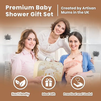 Baby Box Shop Baby Shower Gifts for Girl, Newborn Essentials in a Pink Baby Girl Hamper for New Born
