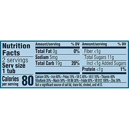 Gerber Baby Food 2nd Foods, Mixed Cereal, Pears & Cinnamon with Oatmeal Puree, 4 Ounce Tubs, 2-Pack (Pack of 8)