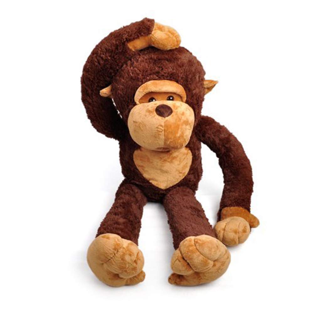 Large Stuffed Monkey Giant Monkey Stuffed Animal Big Stuffed Gorilla Plush Toy for Kids and Girlfriends (43.3 Inches)