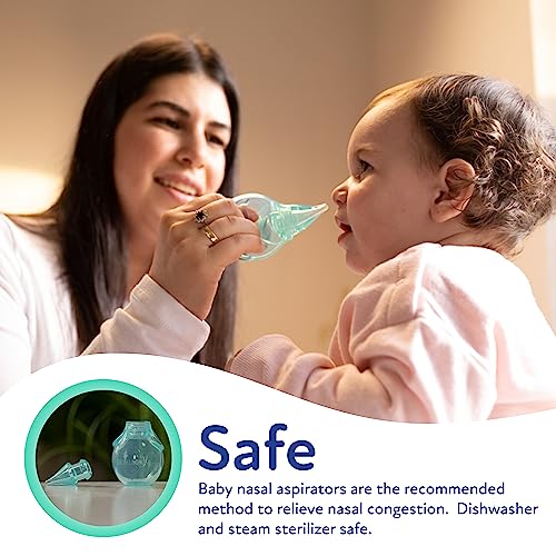 Dr. Talbot's Nasal Aspirator for Babies - Silicone - with Storage Case - Blue Elephant