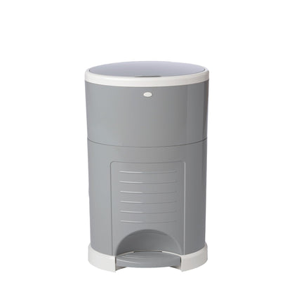 Diaper Dekor Classic Hands-Free Diaper Pail | Easiest to Use | Just Step – Drop – Done | Doesn’t Absorb Odors | Most Economical Refill System | 70% Recycled Materials | EKO White