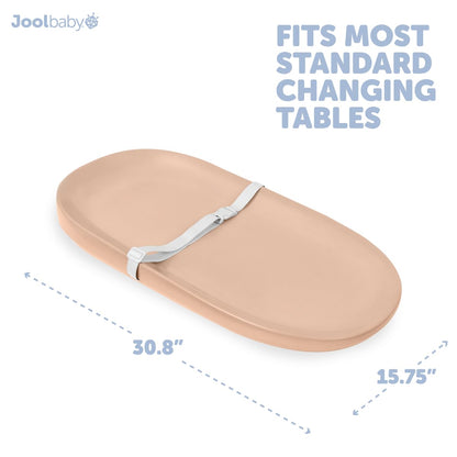 Jool Baby Waterproof Baby Changing Pad - Easy to Clean, Lightweight & Portable - Large Foam Cushion for Comfort (Sage)