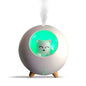 Upgraded Ultrasonic Ultra-Quiet 220ml USB Cute Cool Mist Mini Humidifier, for Kids Baby Nursery Bedroom, 7-Color Lights 2 Mist Mode Auto Shutoff Whisper Silent Small Humidifier (Small, Pink)