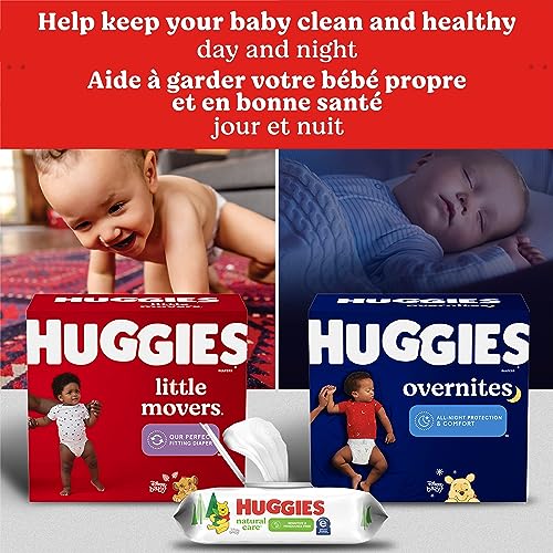 Huggies Size 5 Overnites Baby Diapers: Overnight Diapers, Size 5 (27+ lbs), 100 Ct (2 Packs of 50)