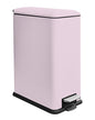 Diaper Pail, Baby Diaper Trash Can with Removal Inner Liner, Childproof Lock, Stainless Steel Garbage Pail with lid, Soft Close, Odor Control Diaper Disposal Bin, 4 Gallon Pink Diaper Can
