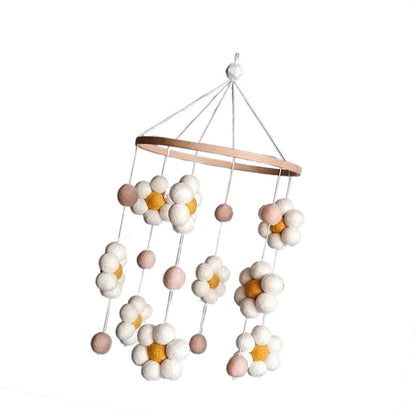 Baby Crib Mobile Crib Hanging Toy, Boho, Stroller Hanging Toy, Wind Chime Photography Props for Stroller, Nursery, Style B