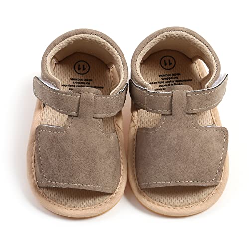 GAISUMMI Baby Girls Sandals Summer Bowknot Infant Crib Shoes Toddler Pu Leather Soft Rubber Sole First Walkers