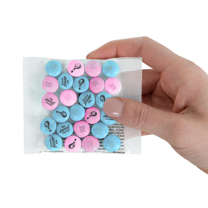 M&M'S World It's A Boy Milk Chocolate Candy 2lb Bag with White and Blue M&M'S for Baby Boy Showers Gender Reveal Parties and Baby Celebration Favors