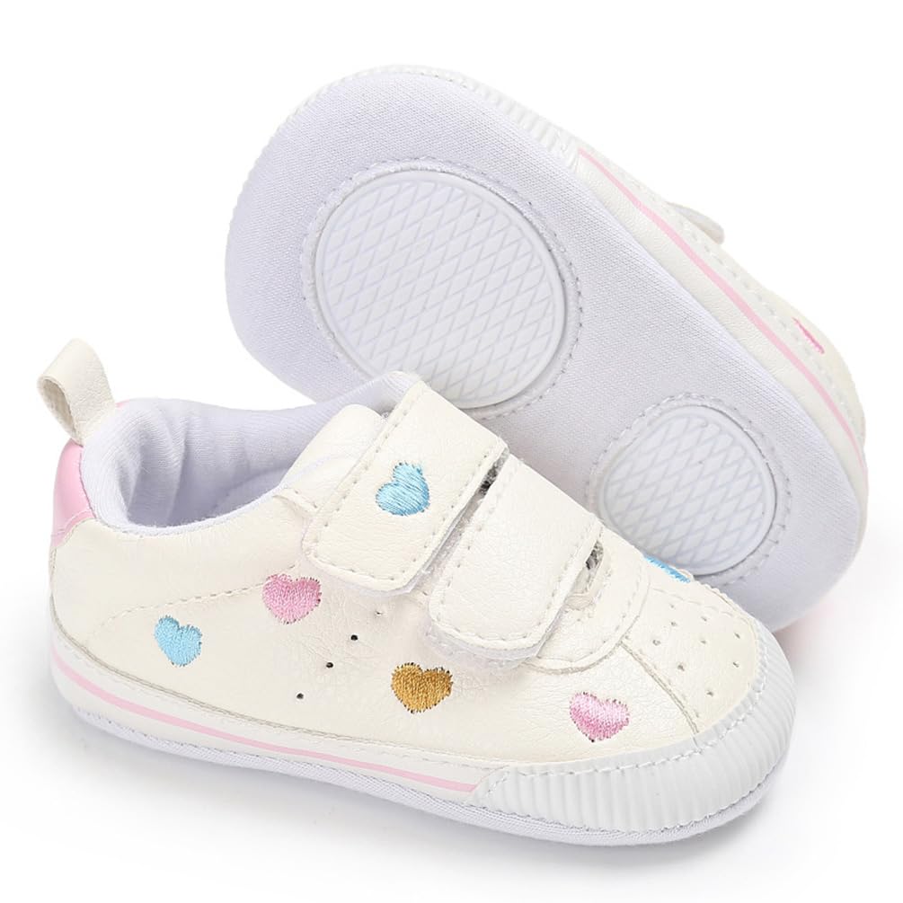Baby Girls Boys Shoes Soft Anti-Slip Sole Newborn First Walkers High Top Canvas Denim Unisex Infant Sneaker