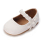 COSANKIM Baby Girls Mary Jane Flats Shoes Anti-Slip Rubber Sole Infant Toddler Princess Wedding Dress Shoes